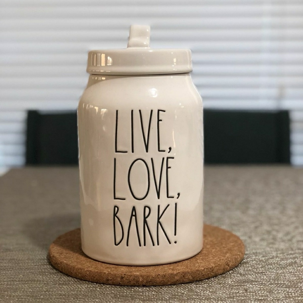 Rae Dunn LIVE LOVE BARK Storage Canister